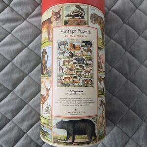 Cavallini & Co. Vintage Animal World Puzzle